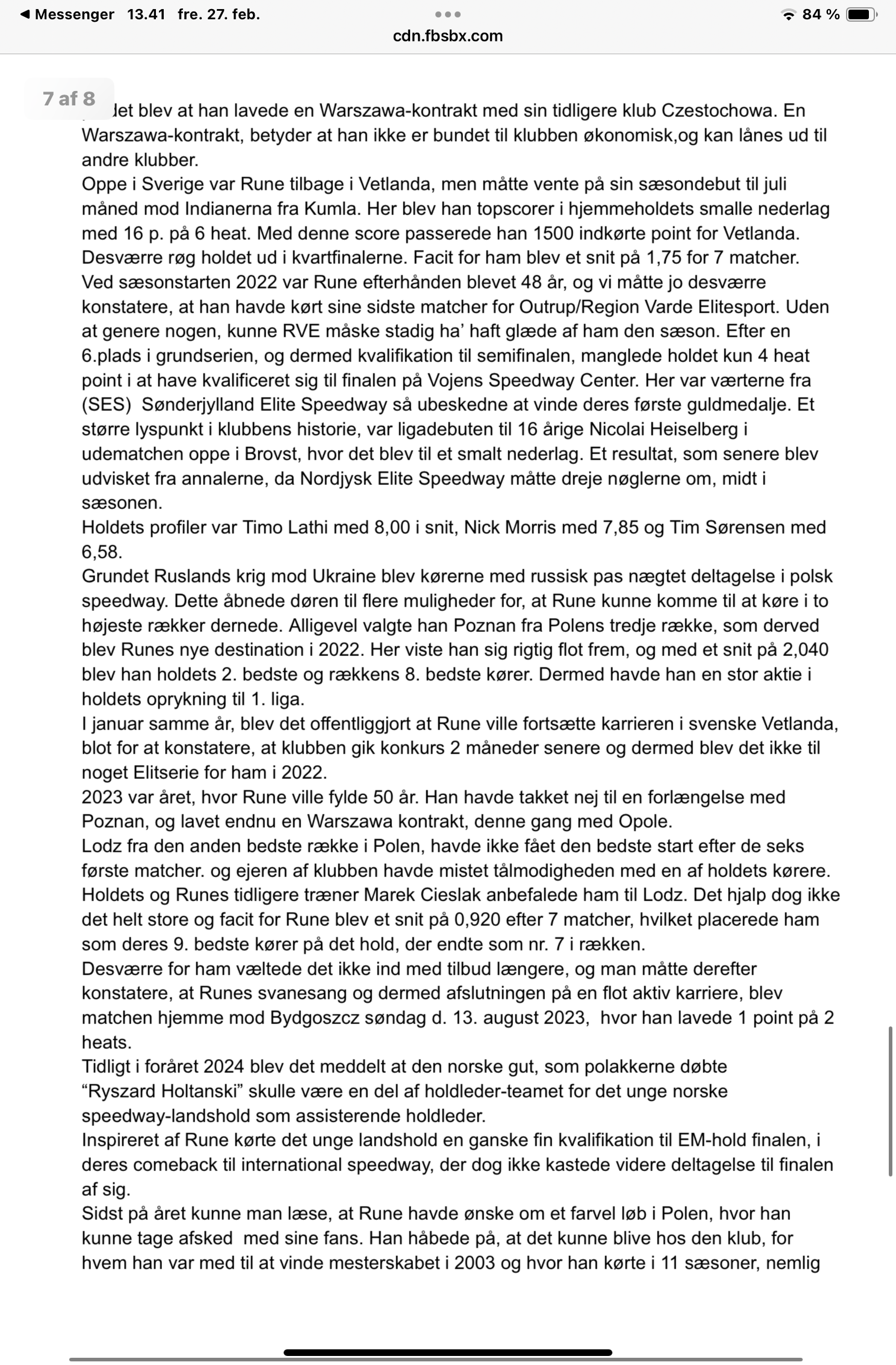 Rune Holta (del 3)