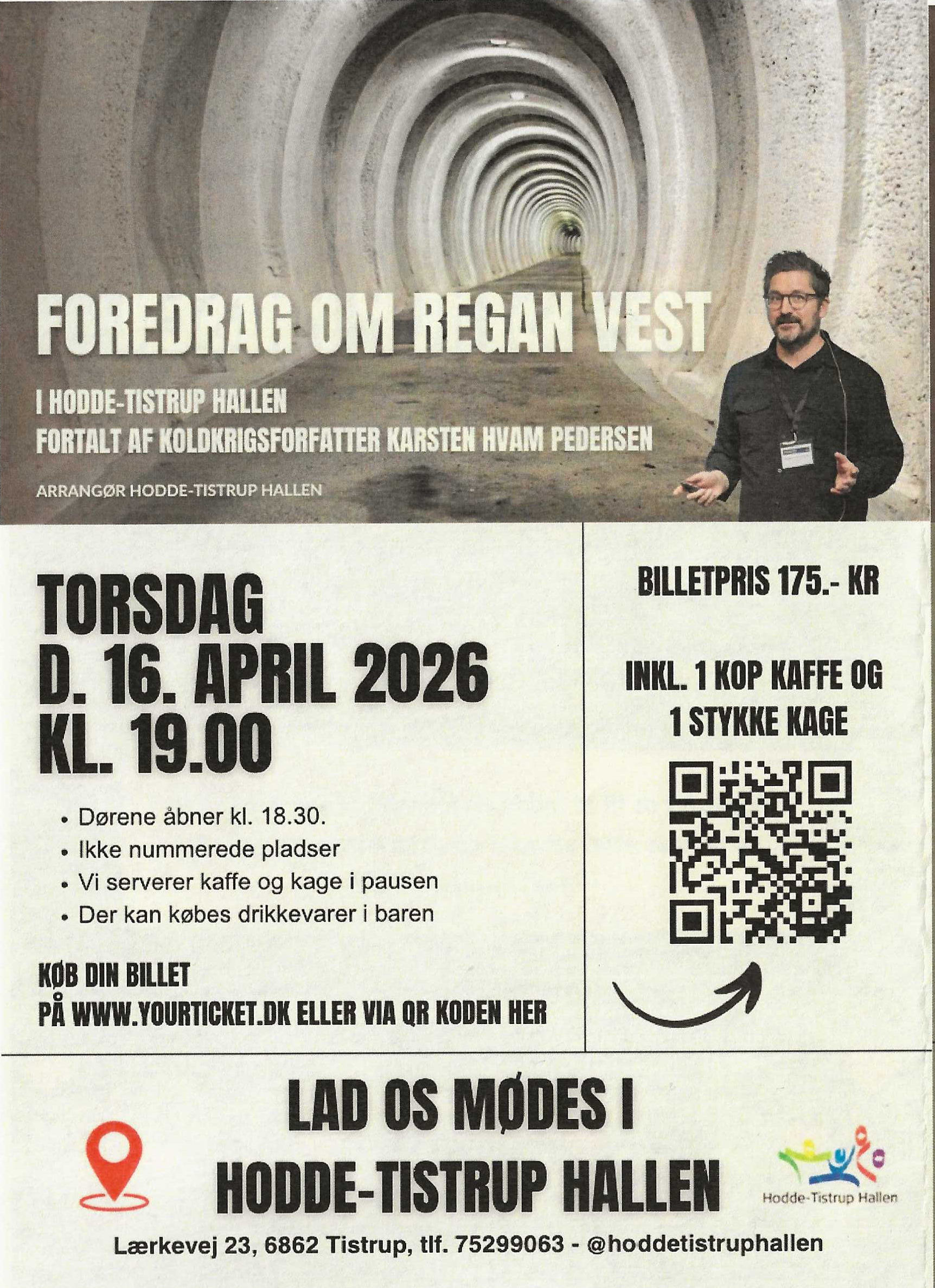 Foredrag om Regan Vest - Fortalt af koldkrigsforfatter Karsten Hvam Pedersen