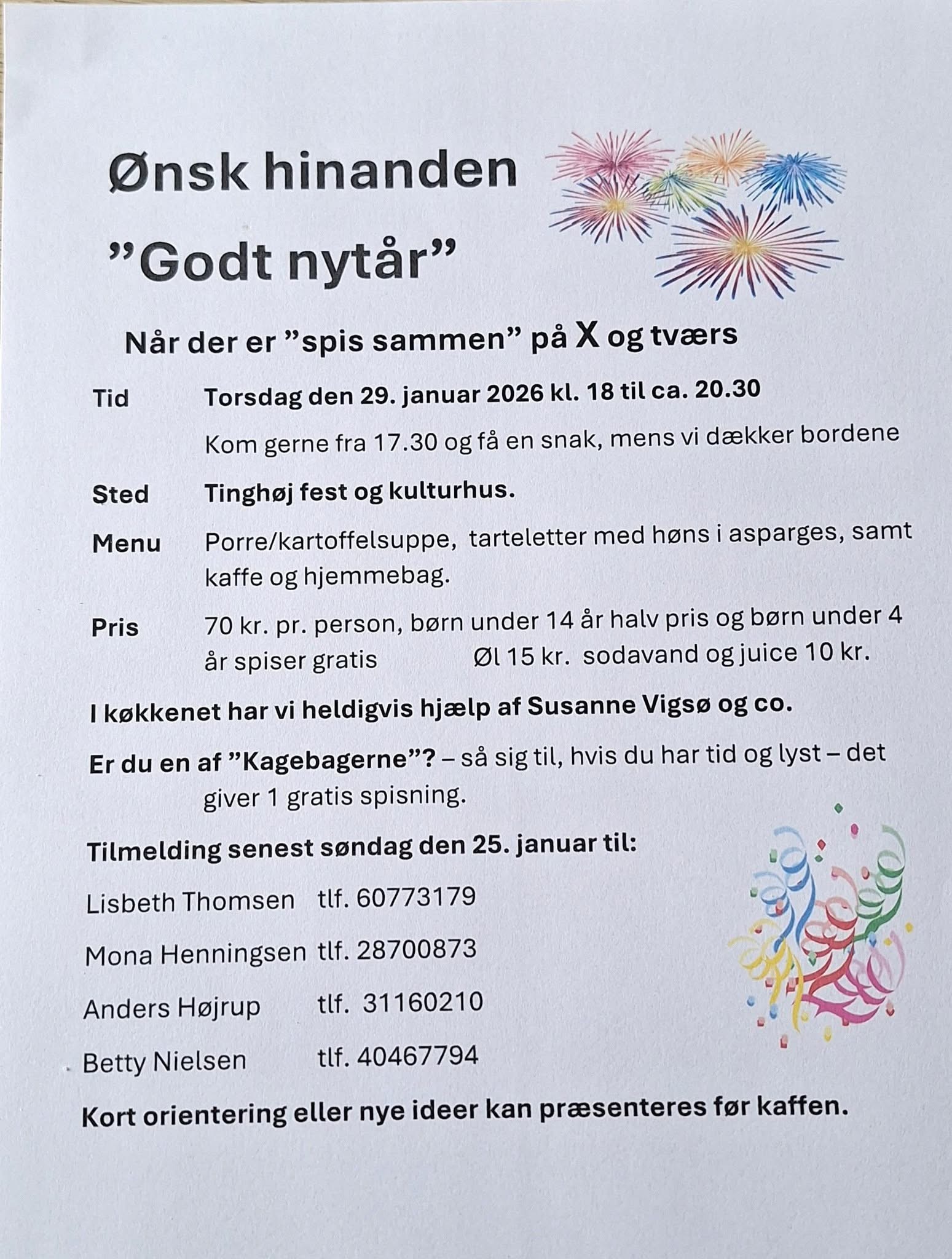 Spis sammen og sig godt nytår