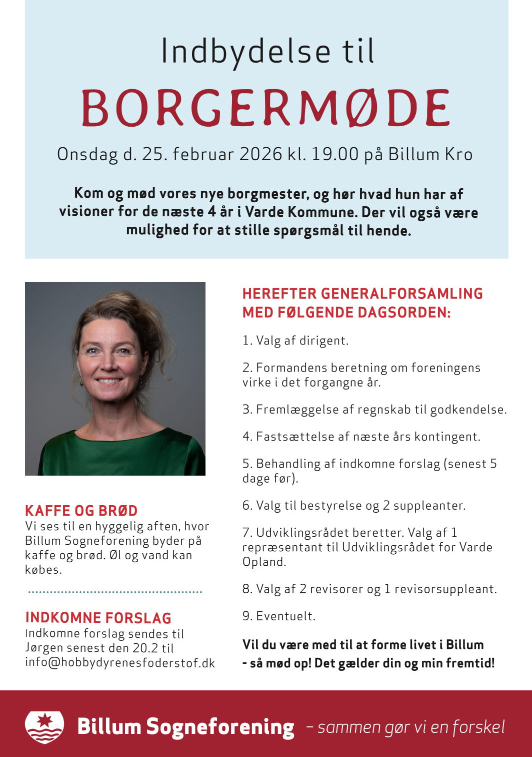 Generalforsamling Billum Sogneforening