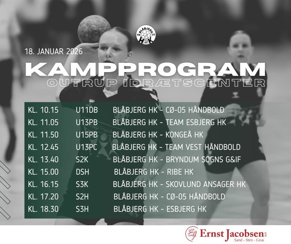 Kampprogram i Outrup 18. januar