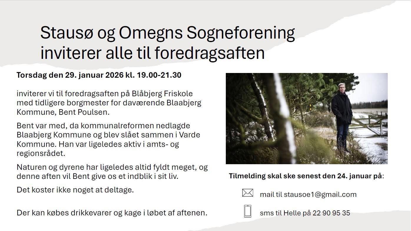 Foredragsaften med Bent Poulsen