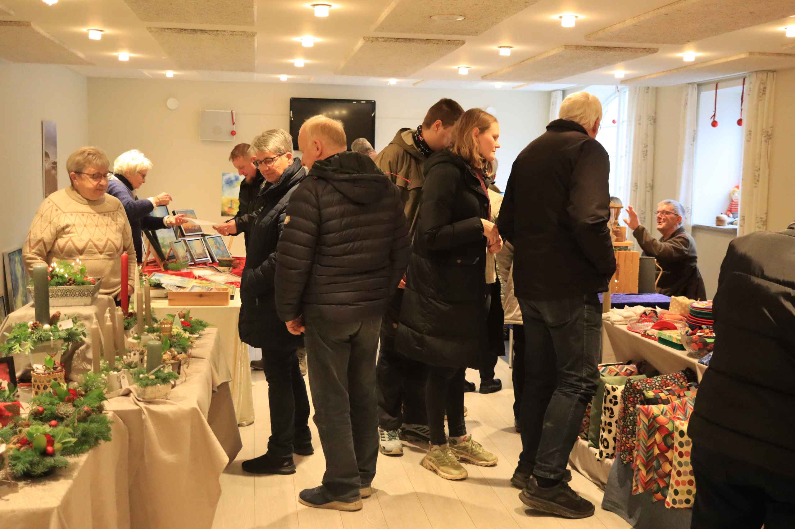 Mange nød julestemning på Axelgaard