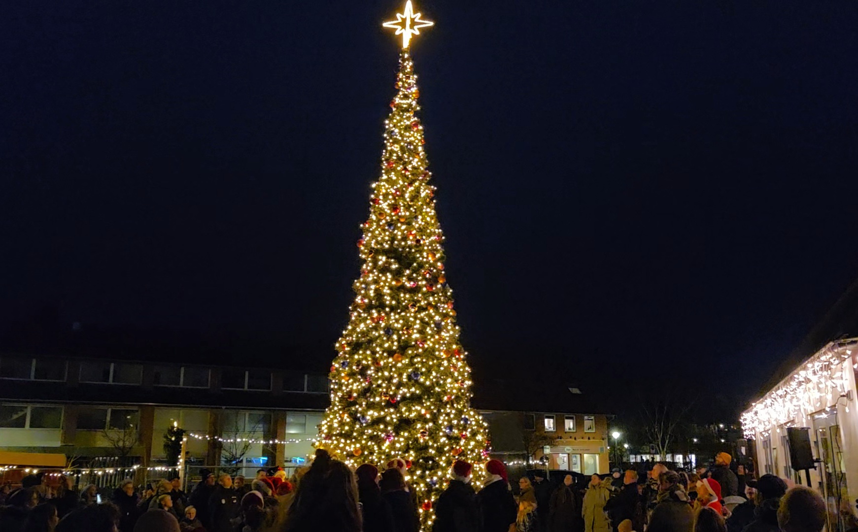 Ølgod fik lys i juletræet – en festlig start på december