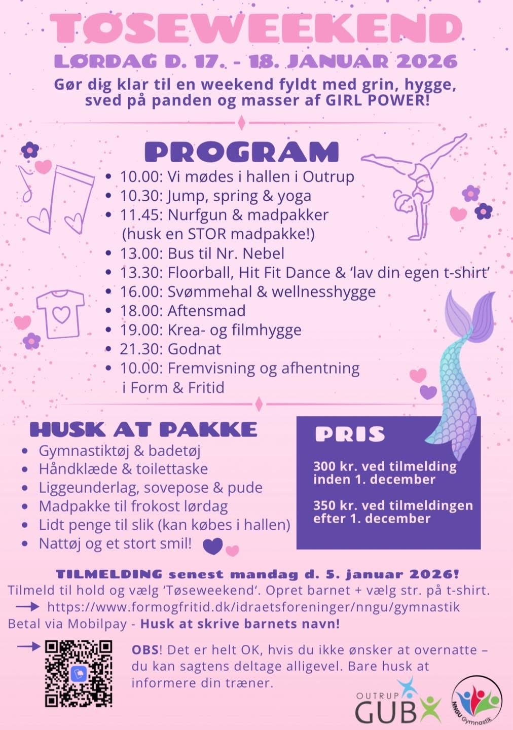 Tøseweekend 2026 fuld af sjov