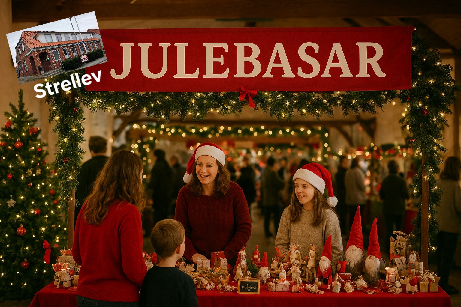 Julebasar i Strellev Forsamlingshus