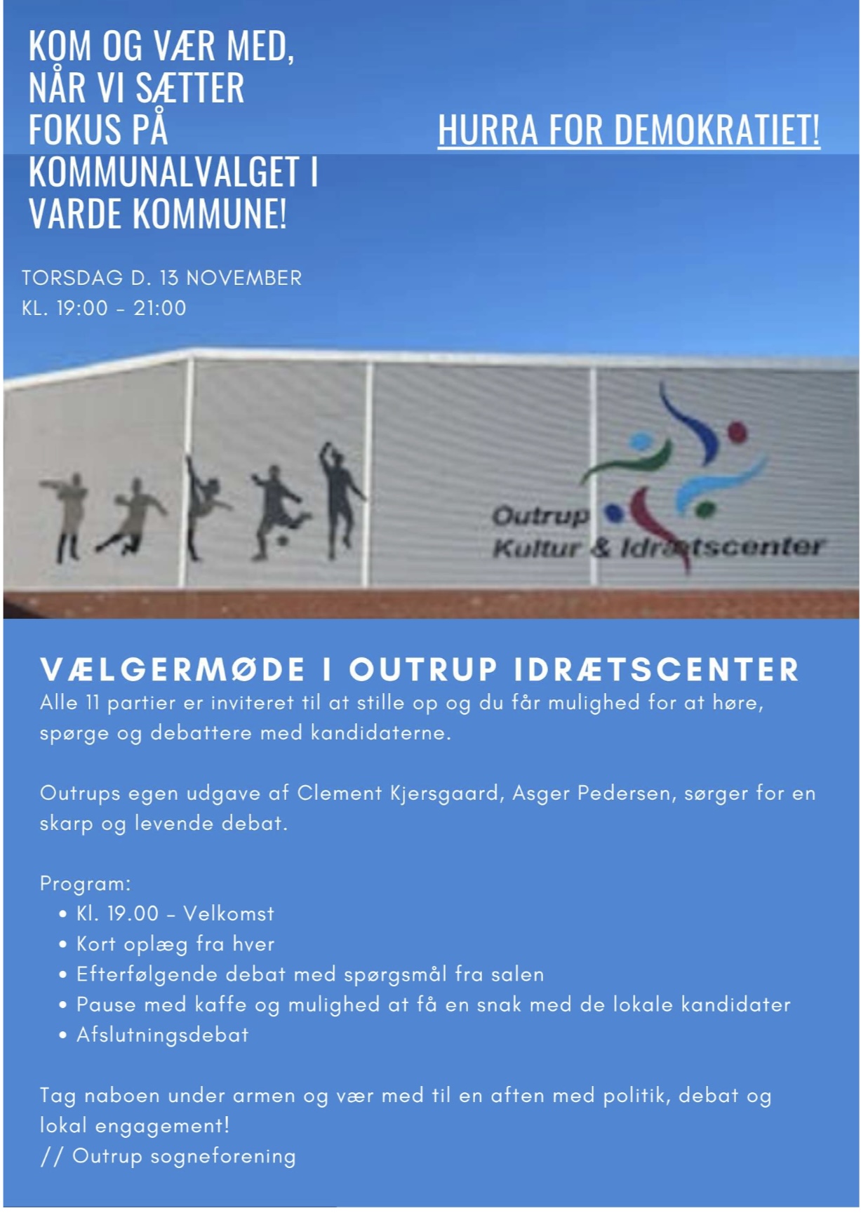 Vælgermøde om kommunalvalget i Outrup