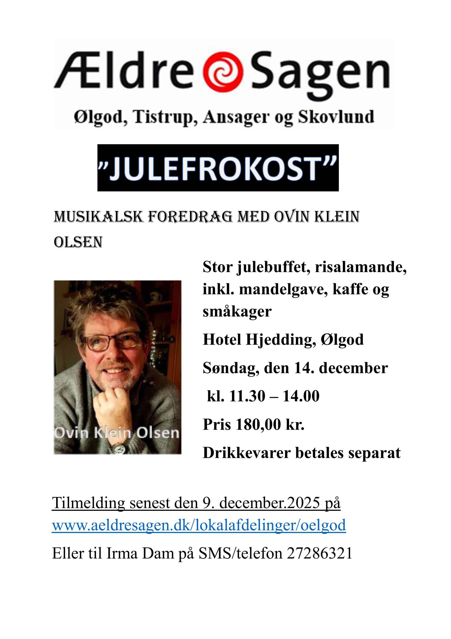 Ældre-sagens julefrokost på Hotel Hjedding