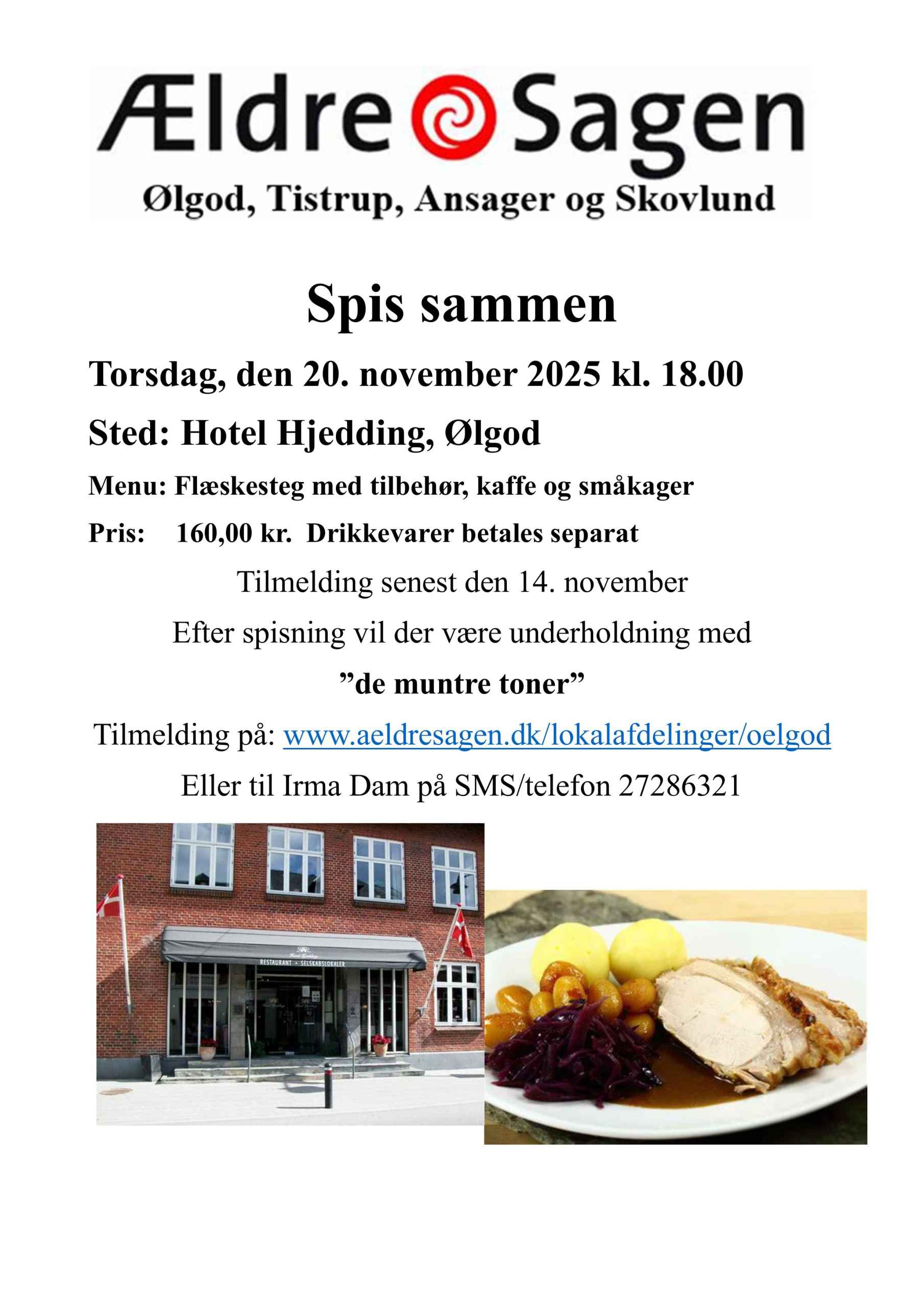 Spis sammen på Hotel Hjedding