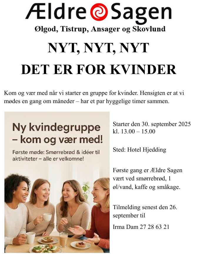 NYT, NYT, NYT  DET ER FOR KVINDER