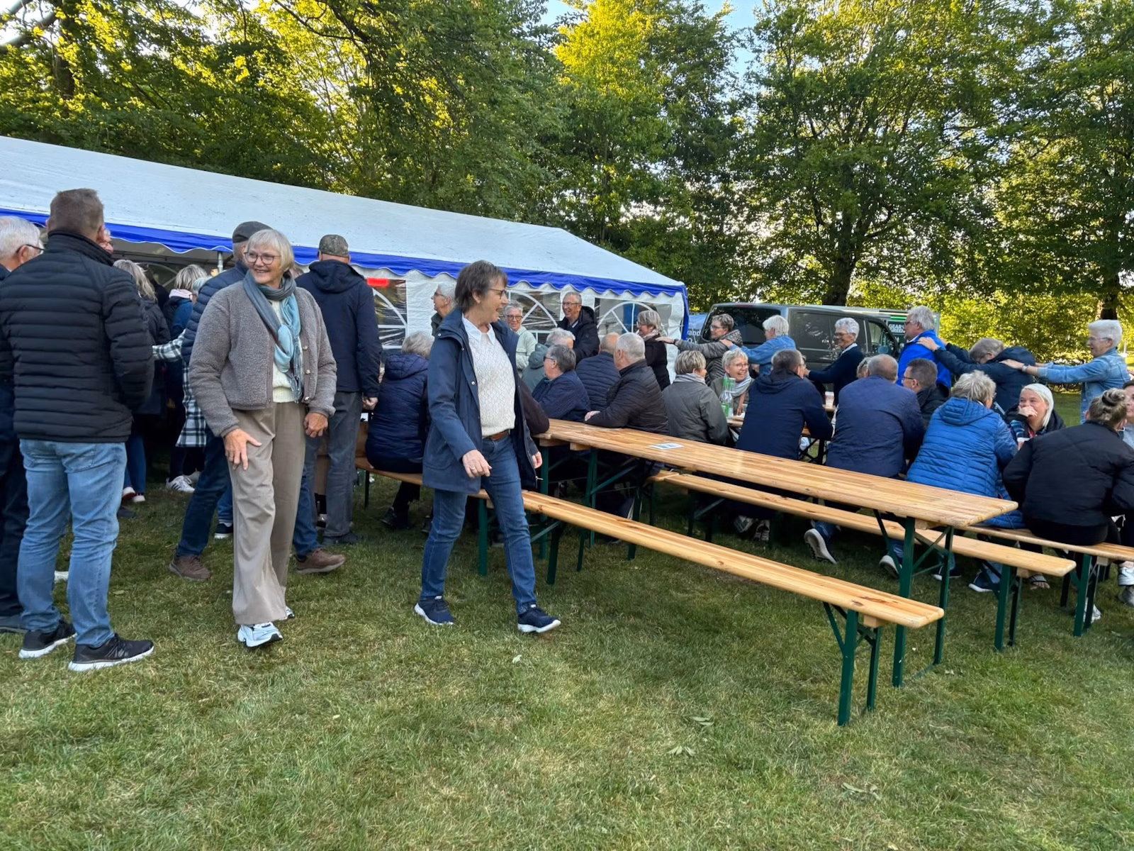 Festlig aften i anlægget