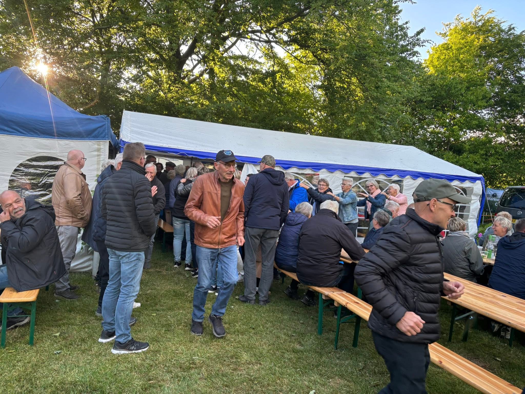 Festlig aften i anlægget