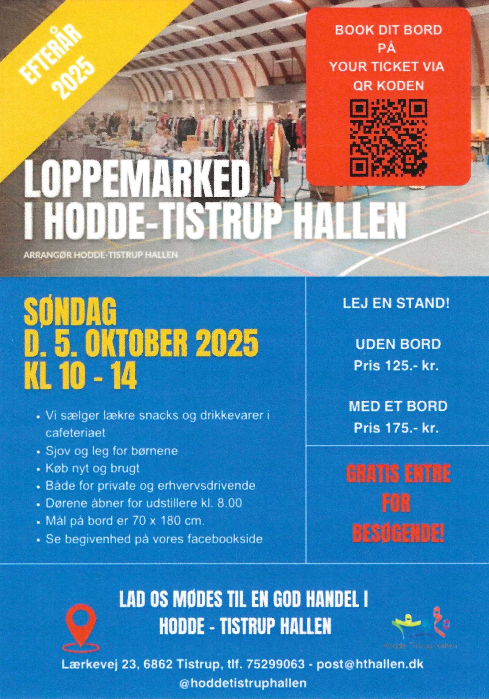 Loppemarked - Vi glæder os til at slå dørene op til efterårets STORE LOPPEMARKED!